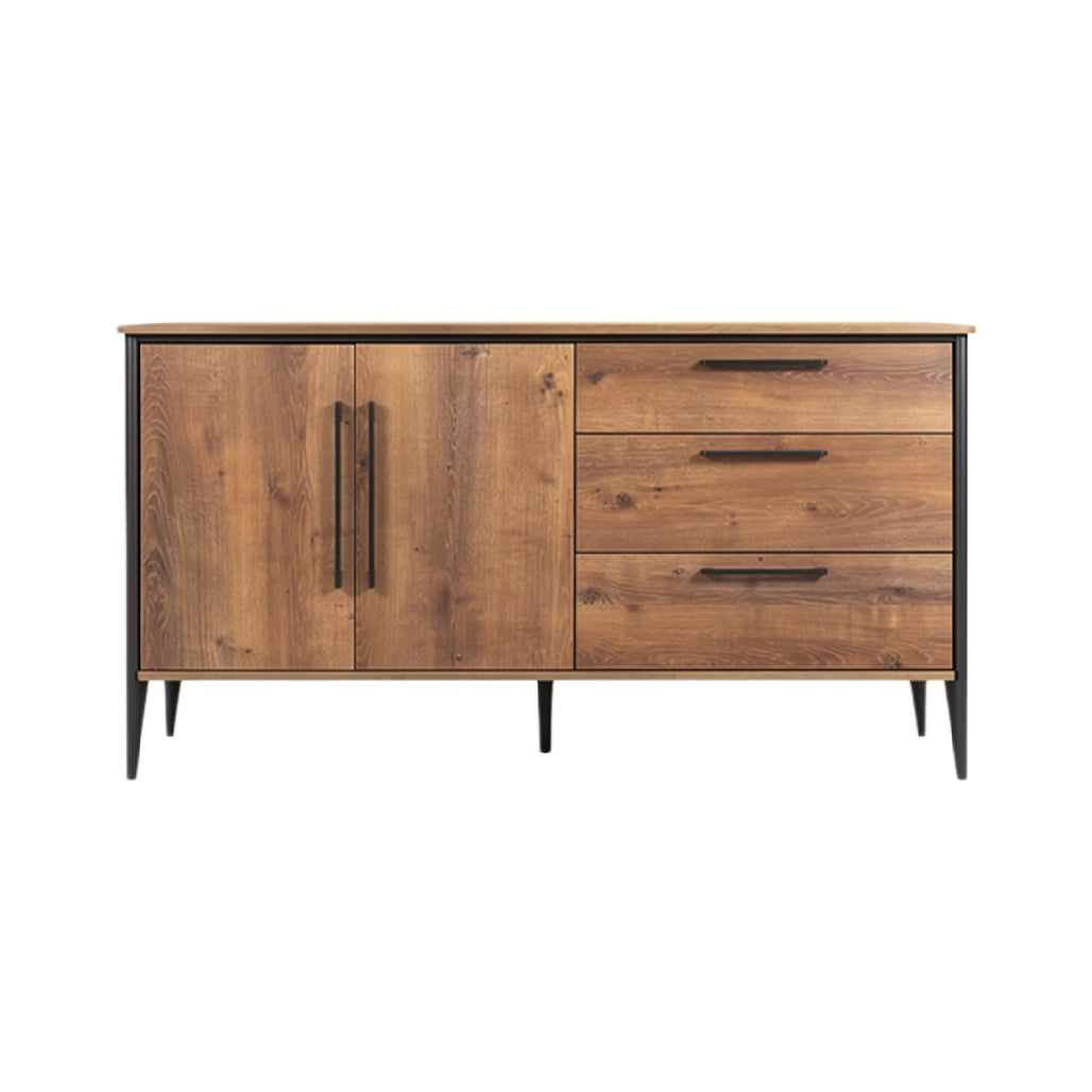 Moderne Houten Dressoir met Lades en Deuren