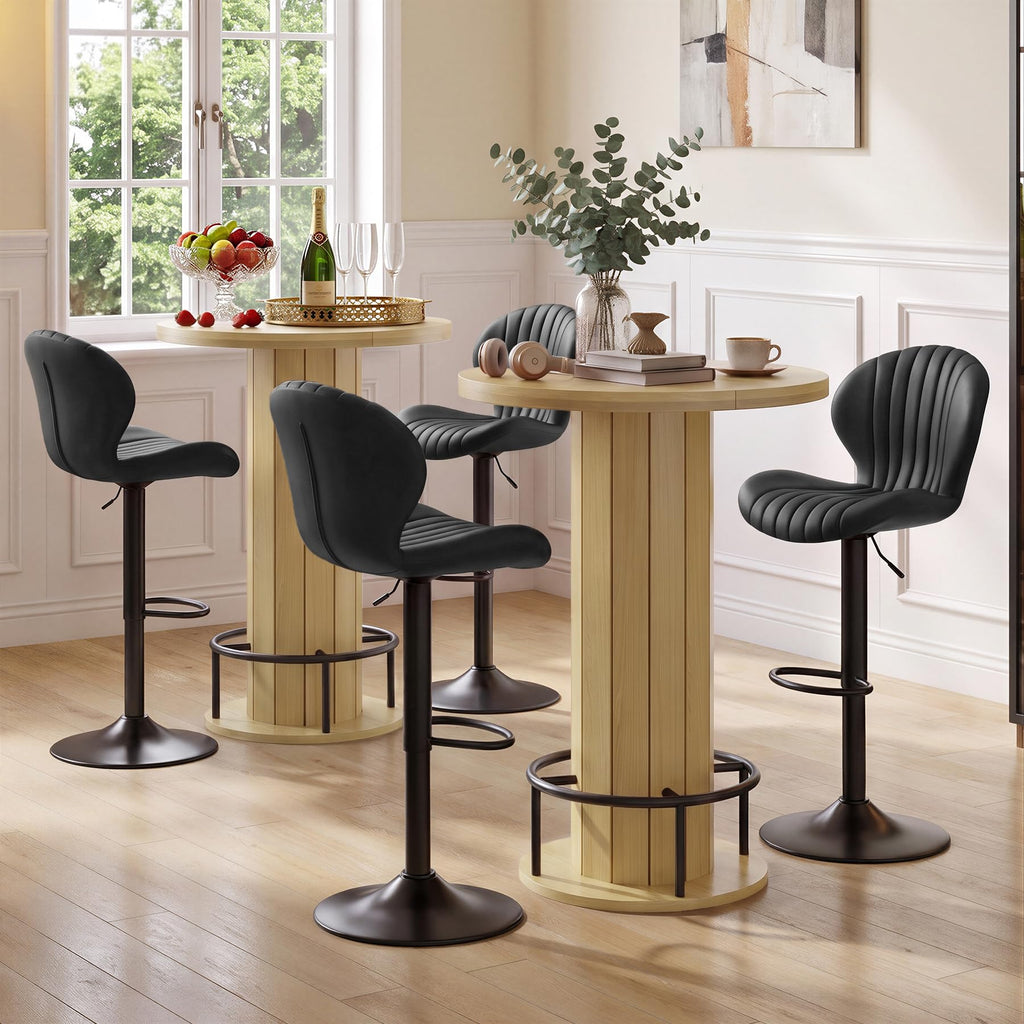 Cocktail Table with Metal Ring Footrest (Only Table)
